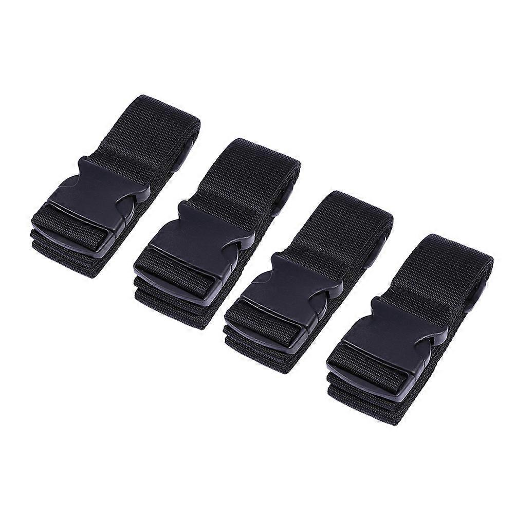 4kpl säädettävät PP-matkatavarahihnat, kevyet kestävät matkaturvavyöt matkalaukkuihin, kannettavat pakkaustarvikkeet