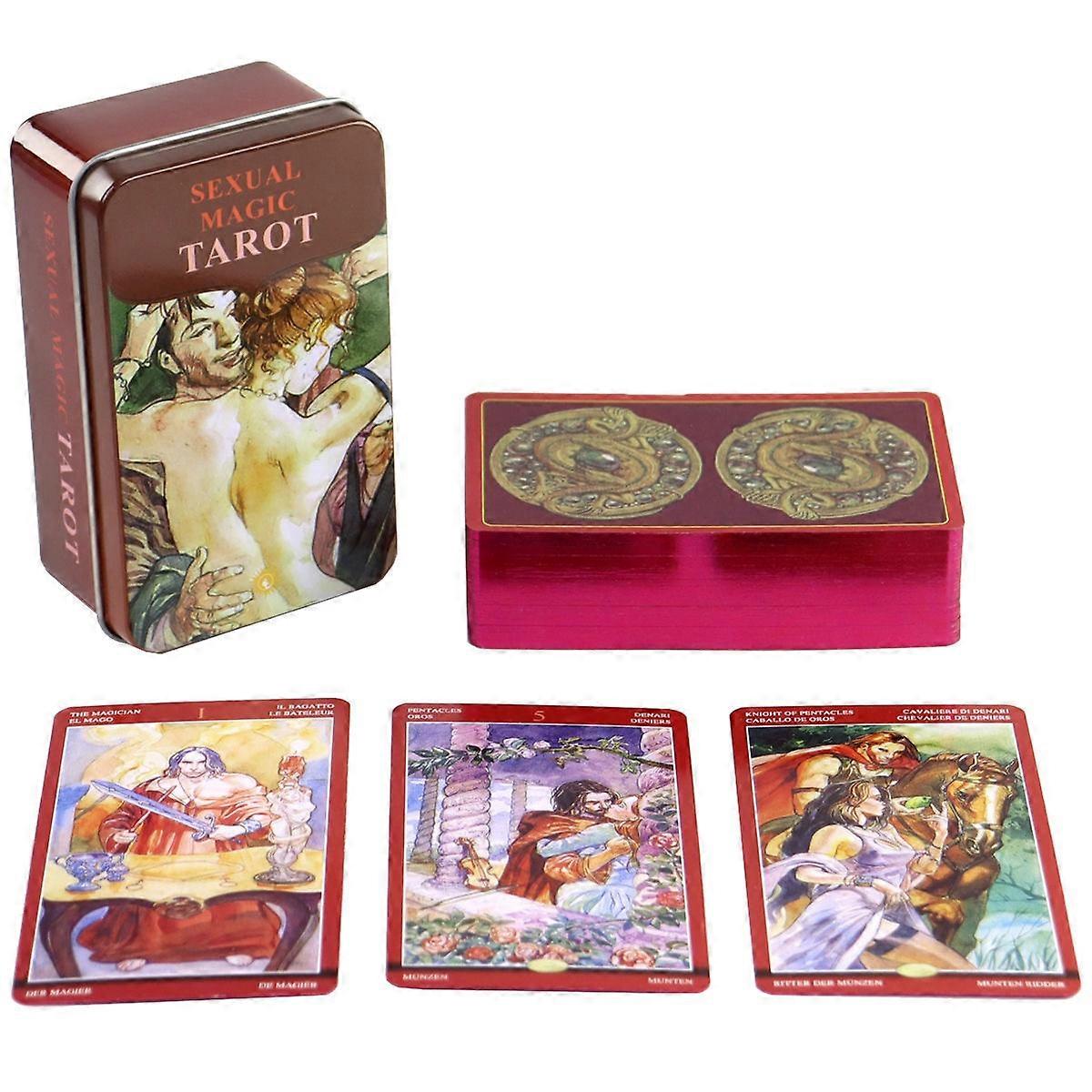 Tarot Cards for Beginners: 78 Card Small Deck in Tin Box