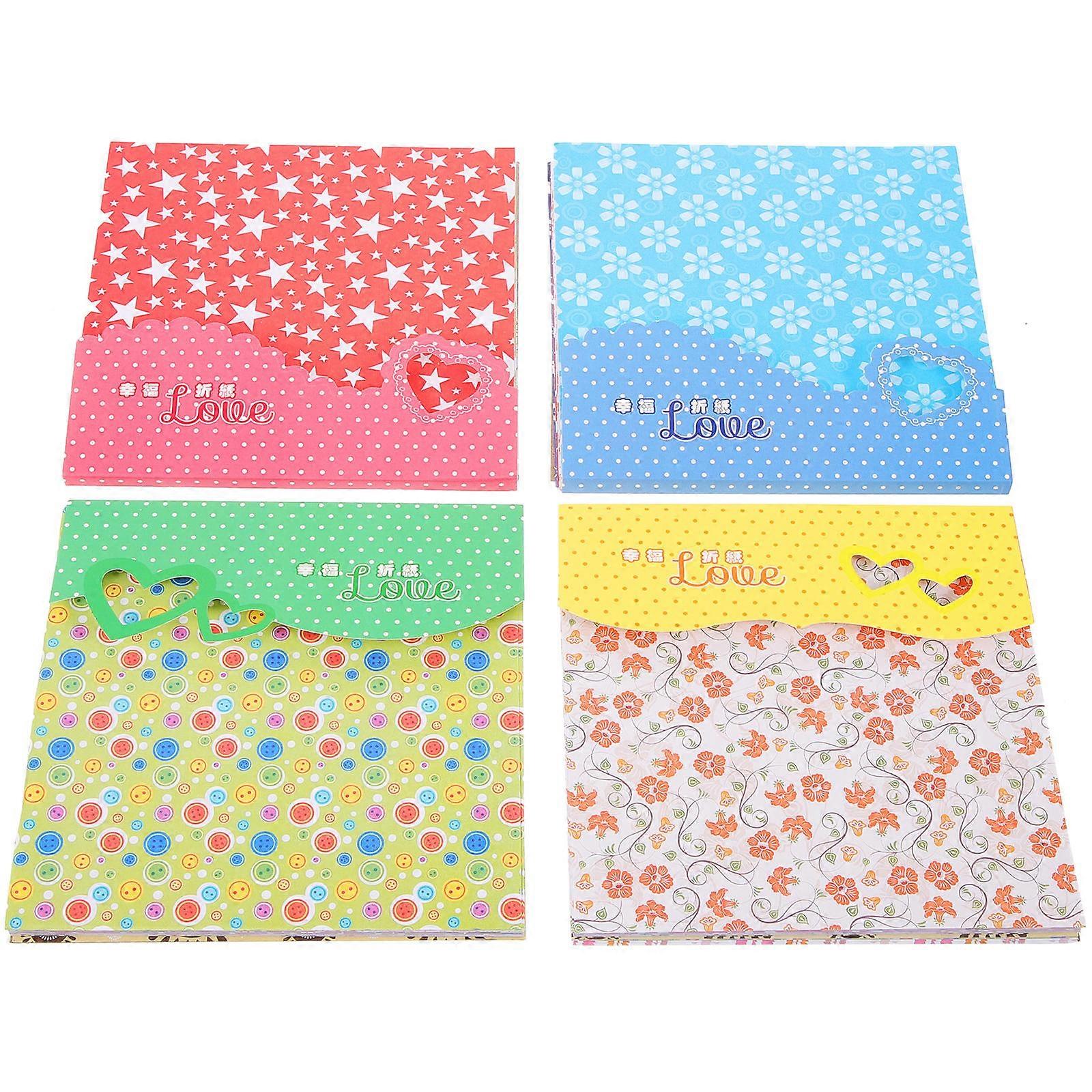Diy Papers Handicraft Papers Assorted Color 14.2X14.2cm School Projects Square Shape Origami Paper 72Pcs Per Bag