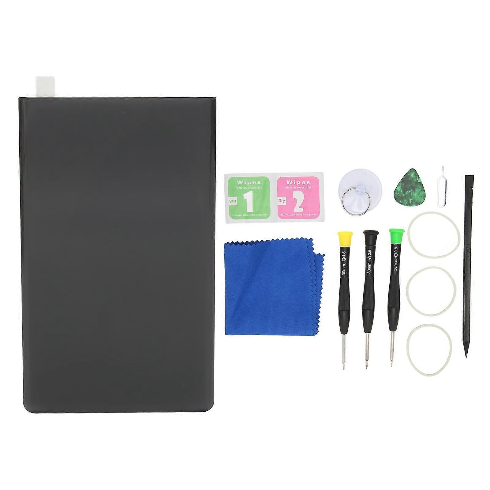 Replacement Back Glass for Google Pixel 6 Pro, Mobile Phone Back Panel Rear Door Cover Spare Parts with Repair Tool Kit, Black