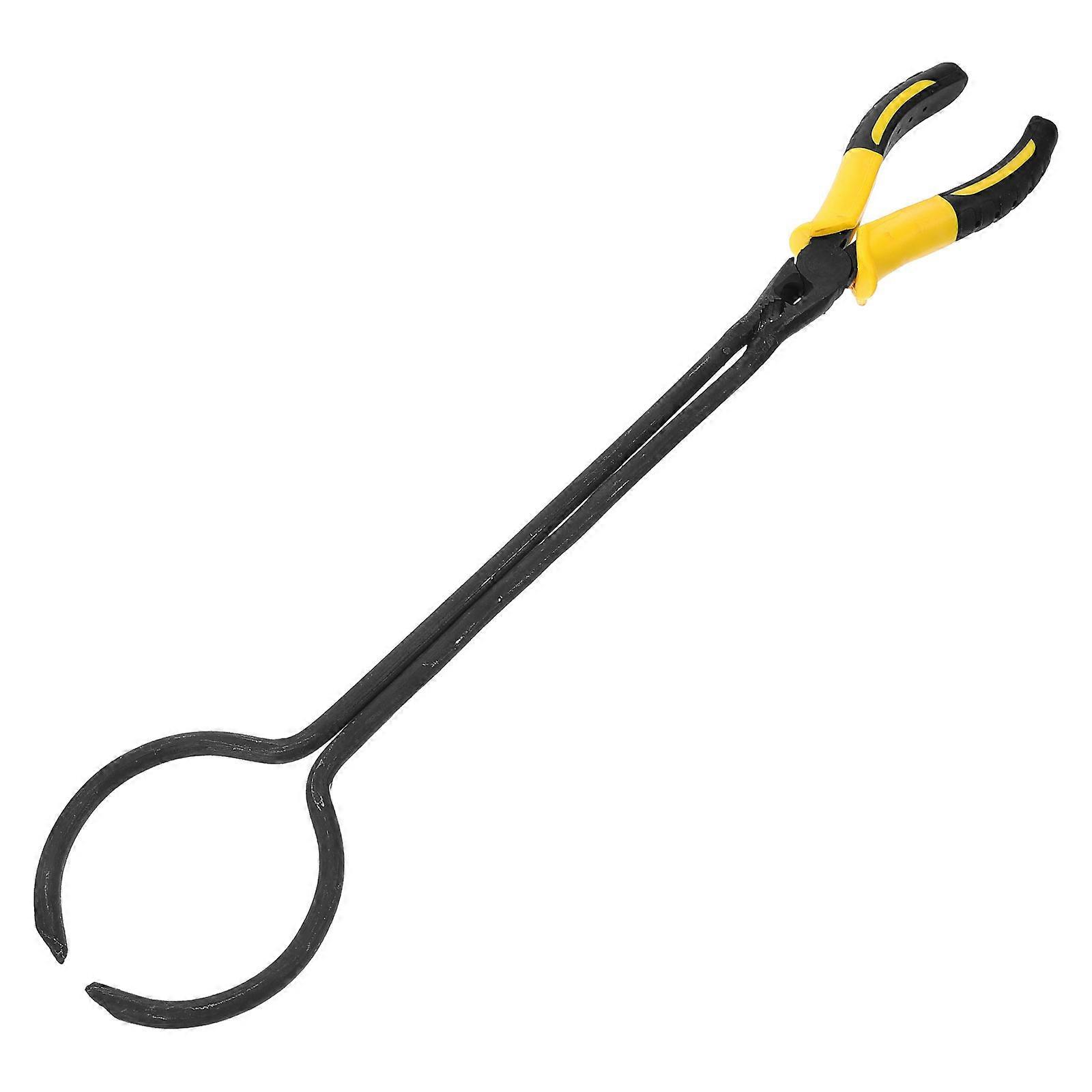 The **Crucible Clamp Tool** is an essential piece of equipment used in foundries and metalworking environments to safely handle crucibles during