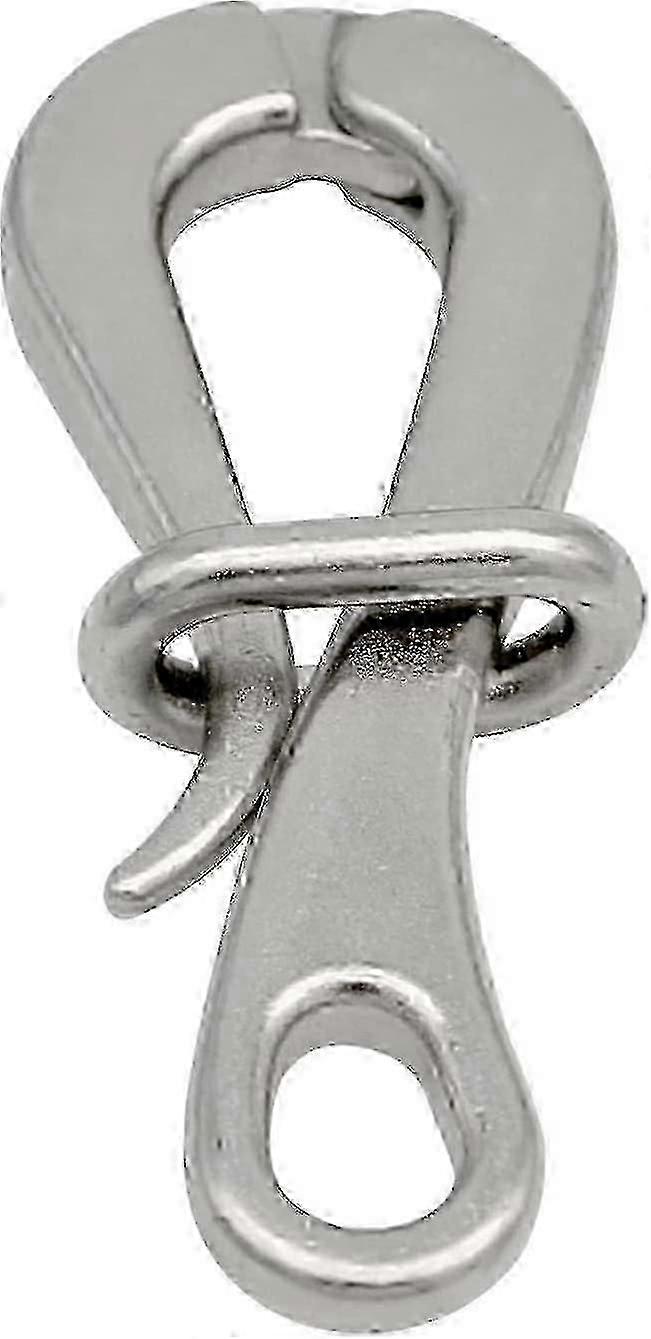 100ミリメートルペリカンフックと目W /クイックリリースリンクステンレススチール316マリンボート