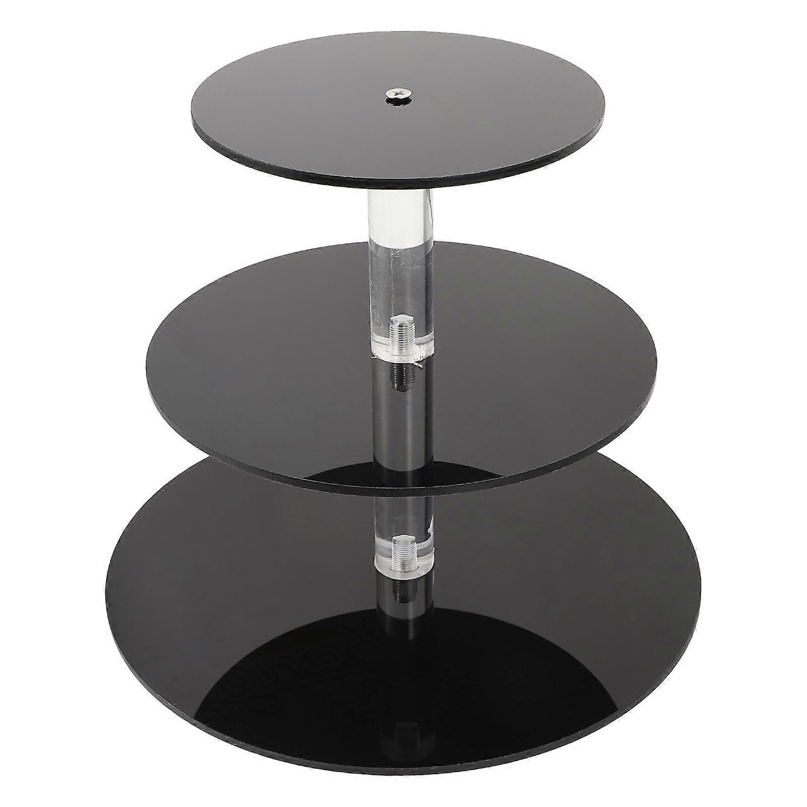 1 Set of 3 Tier Dessert Stand for Dinning Table Fruit Plate Holder