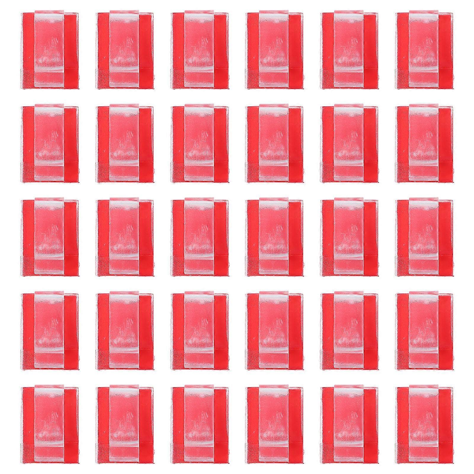 Cable Management Organizer with Durable Plastic Material for Desk Use Red Color 100pcs