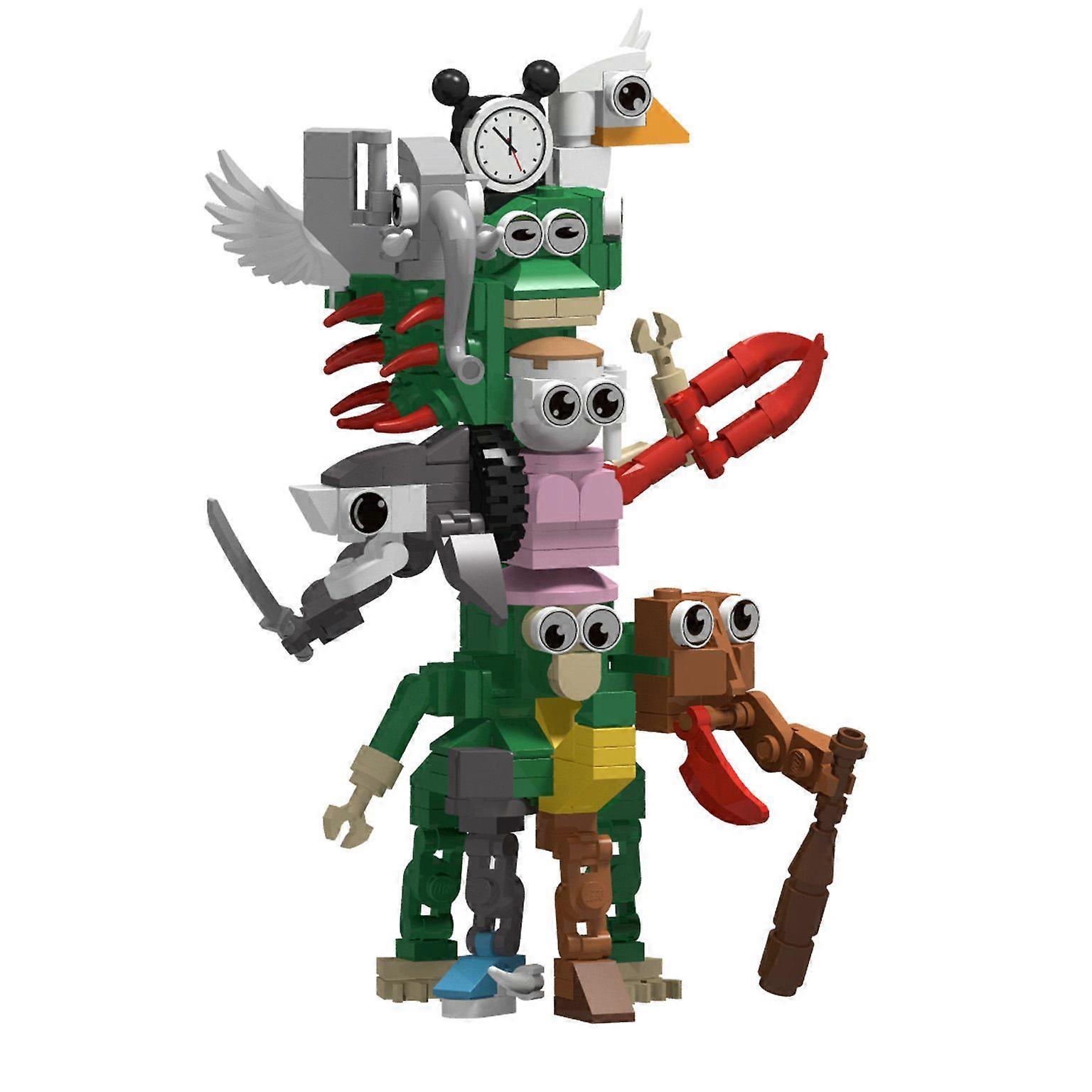 Italian Brainrot Tung Tung Tung Sahur Building Blocks Tralalero Tralala Action Toy Figures _03