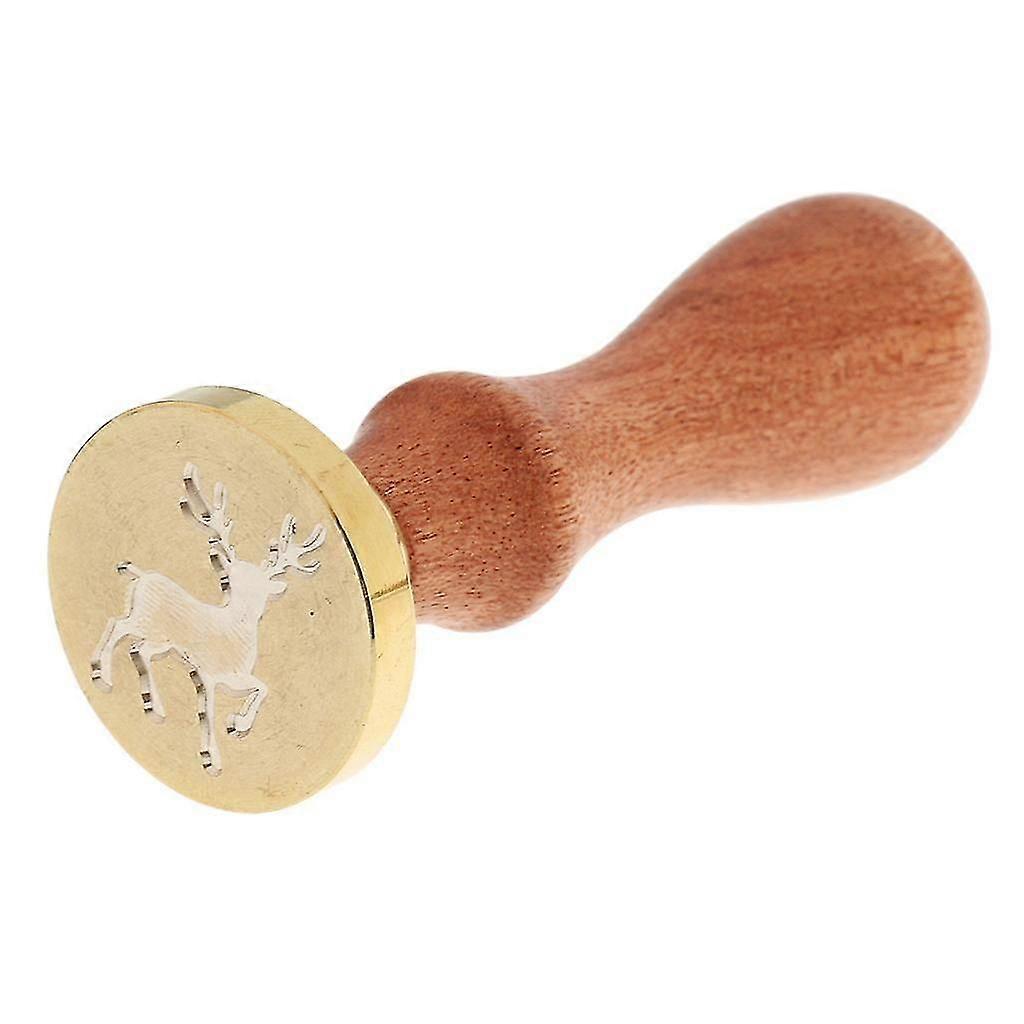 Initial Seal Wax Stick Seal Stamp Noël Cerf pour enveloppe Invitations #18