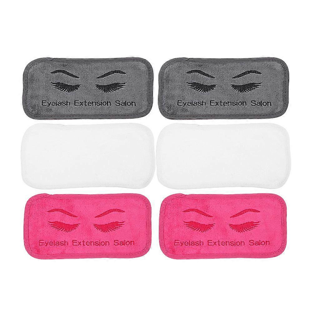 6pcs Extensions de cils Fronts Pads Tampons de greffe de cils Outils d’extension de cils