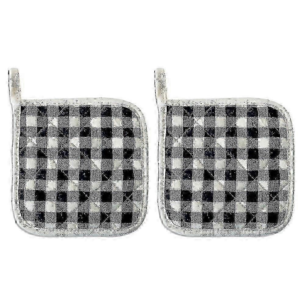 Heat-Resistant Oven and Microwave Mat Set of 2 for Kitchen Cooking and Baking, Protects Hands