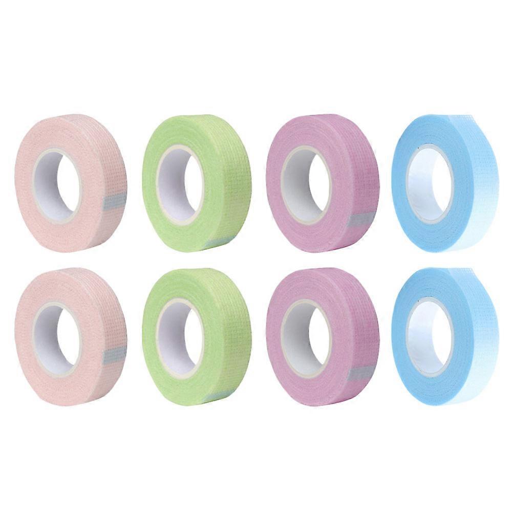 12 Rolls Eyelash Tapes for Grafting Eyelash Extensions and Isolation Patches