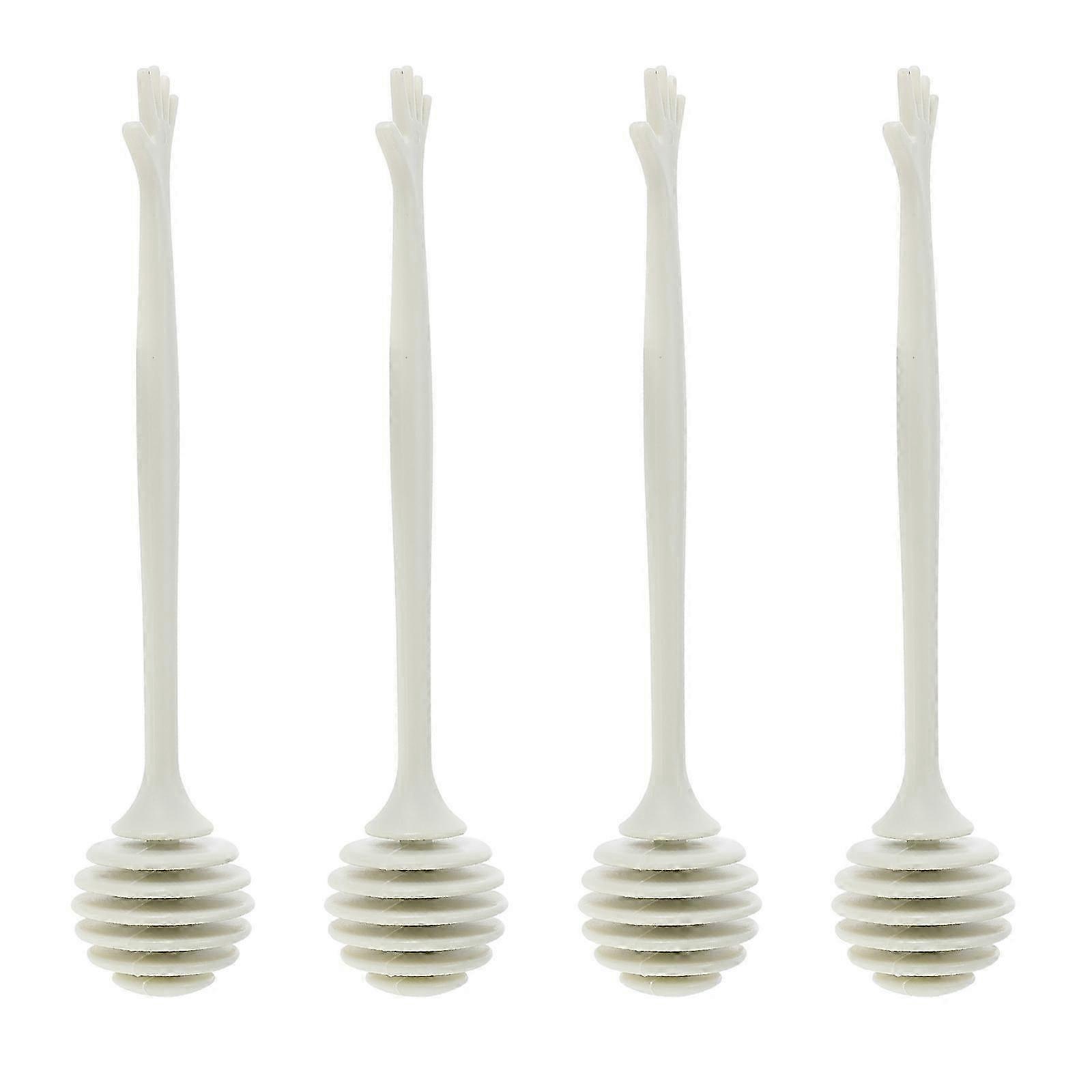 4pcs Simple Honey Stirring Sticks Honey Stir Rods Practical Honey Rods