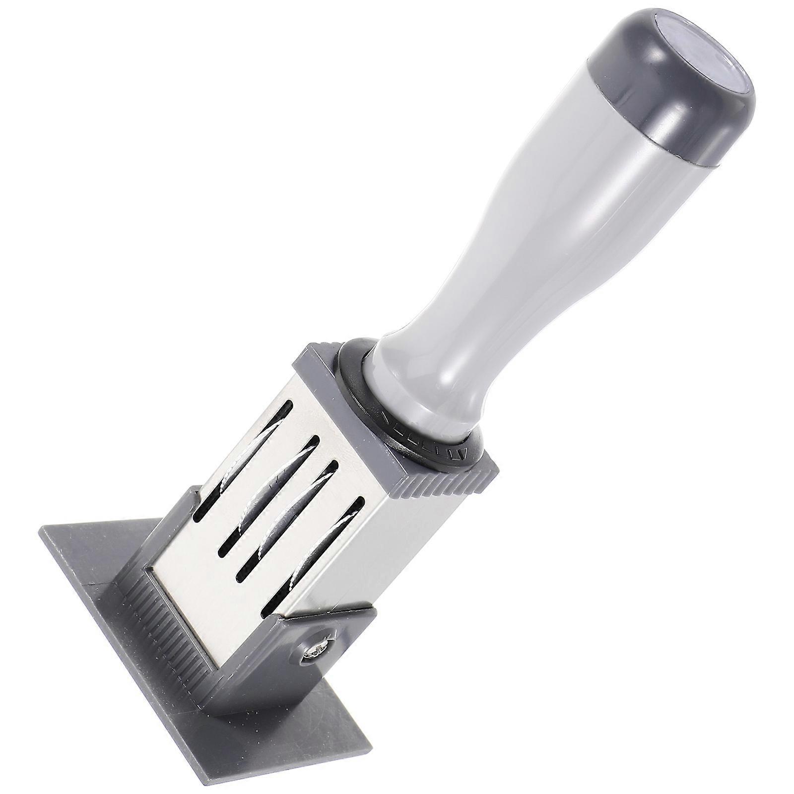 Handheld Multi Function Date Rolling Stamp for Crafting, Journaling and Office Use – Lightweight and Design