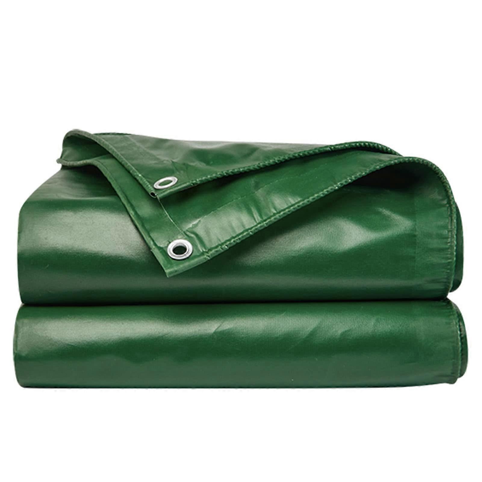 GreenTarp Tarpaulin for Camping, Caravan, Tent, 0.4 mm Thick,,, with Reinforced Eyelets, Size 1 x 1 m, 3 x 6 m 1x1m