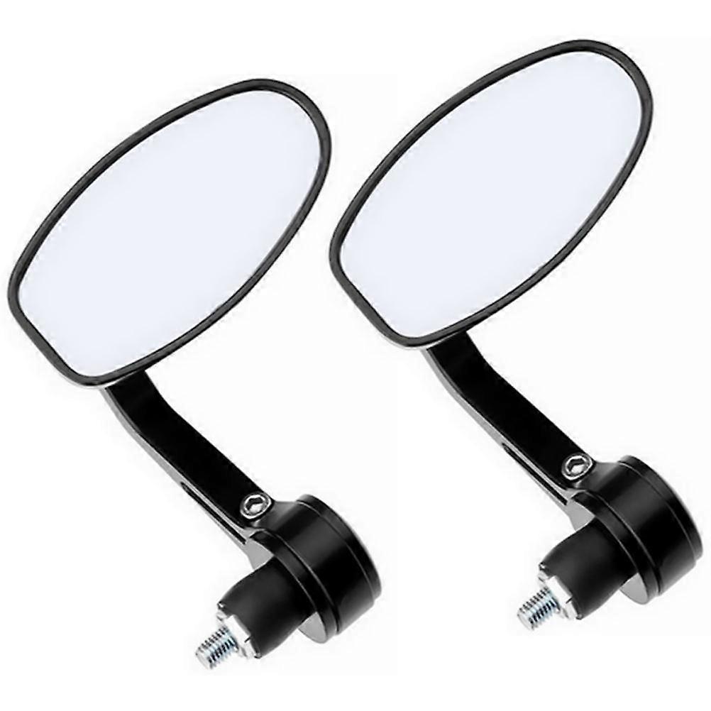 Rotatable Motorbike Side Mirrors Aluminum Alloy Material Simple Design 19.00X5.50X5.00CM 1 Pair