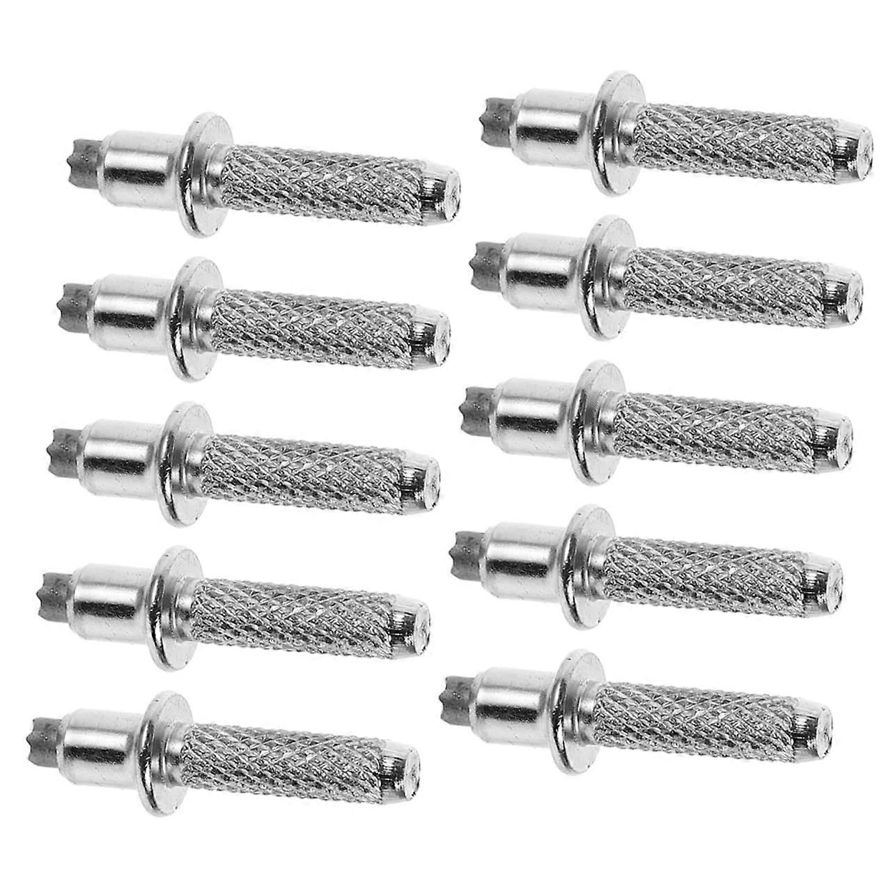 10 Metal Tips for Trekking Poles - High Performance Tungsten Steel Tips for Hiking, Compatible with Walking Sticks