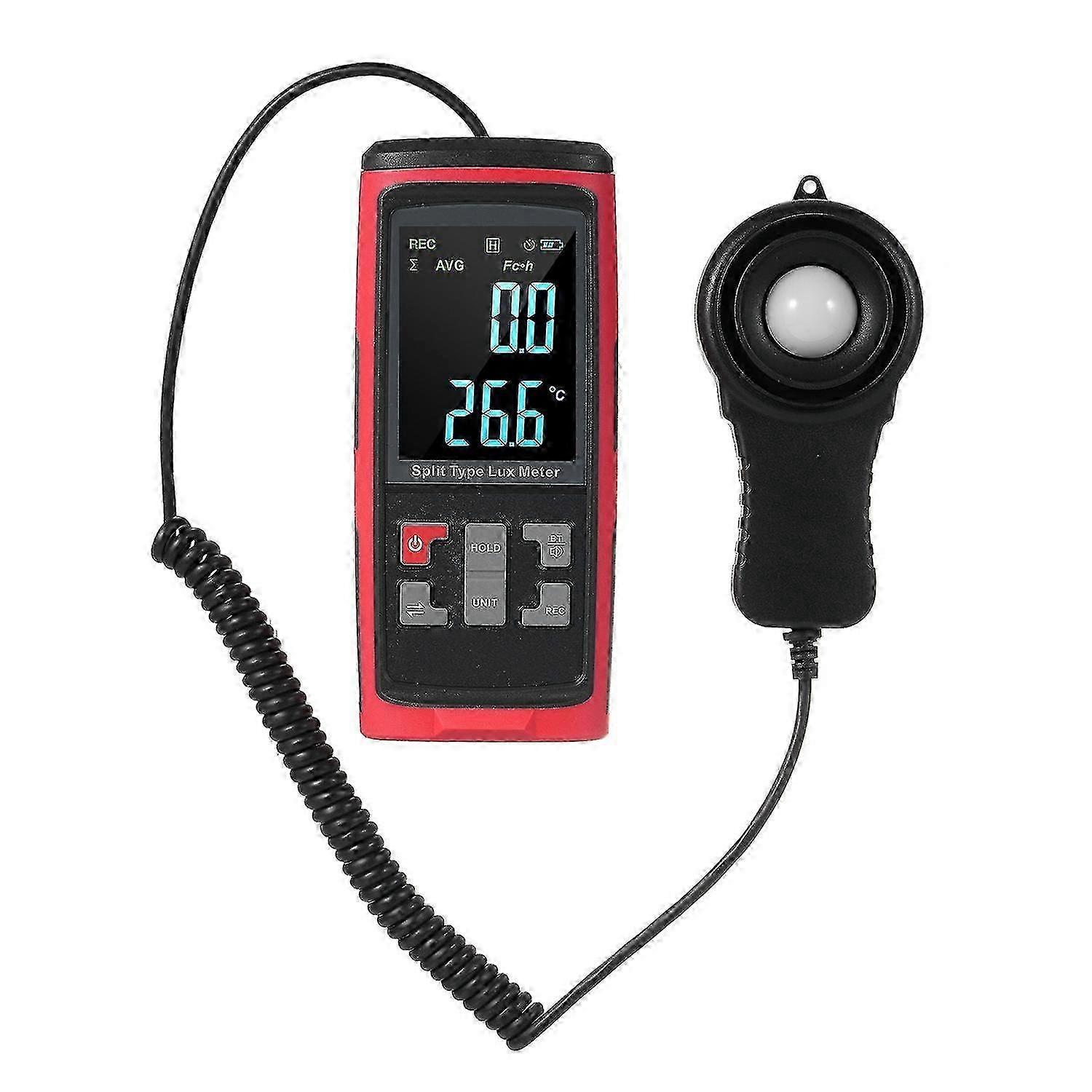 Handheld Digital Lux Meter Split Type LCD Illuminometer Light Measurement Device