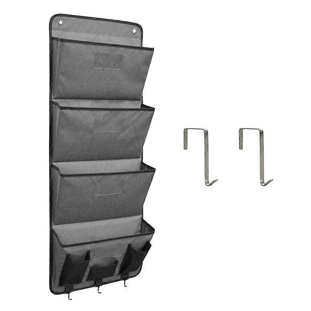Multi-Purpose Wall Organizer, Door-Mounted, Foldable Storage Solution for Office and Classroom, Durable Fabric