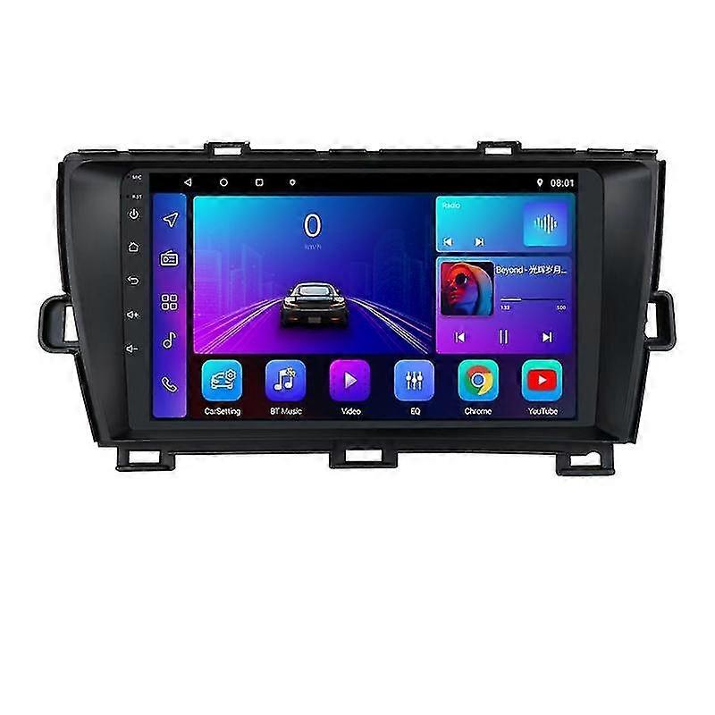 アンドロイド12トヨタプリウス3 2009 - 2015カーラジオマルチメディアビデオプレーヤーと互換性あり、GPSナビステ