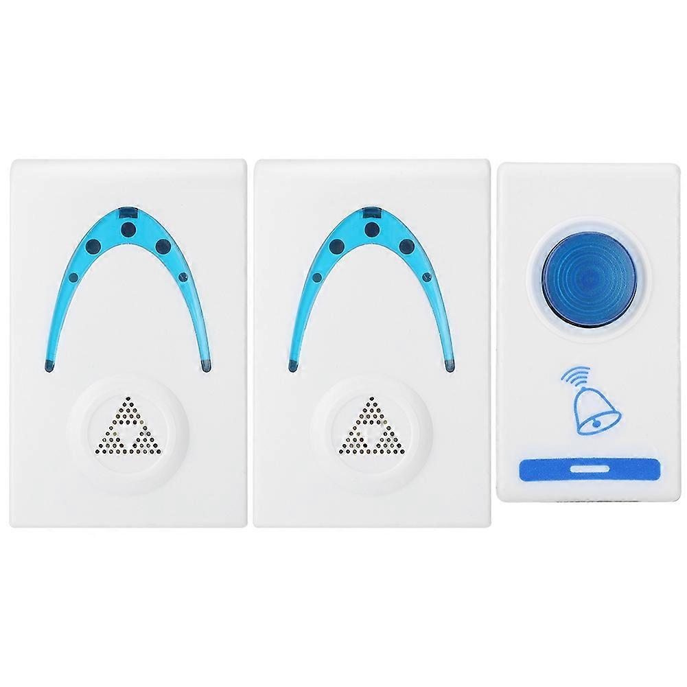 32 Melodies 1 Remote Button 2 Plugin Receivers Wireless Door Bell for Home