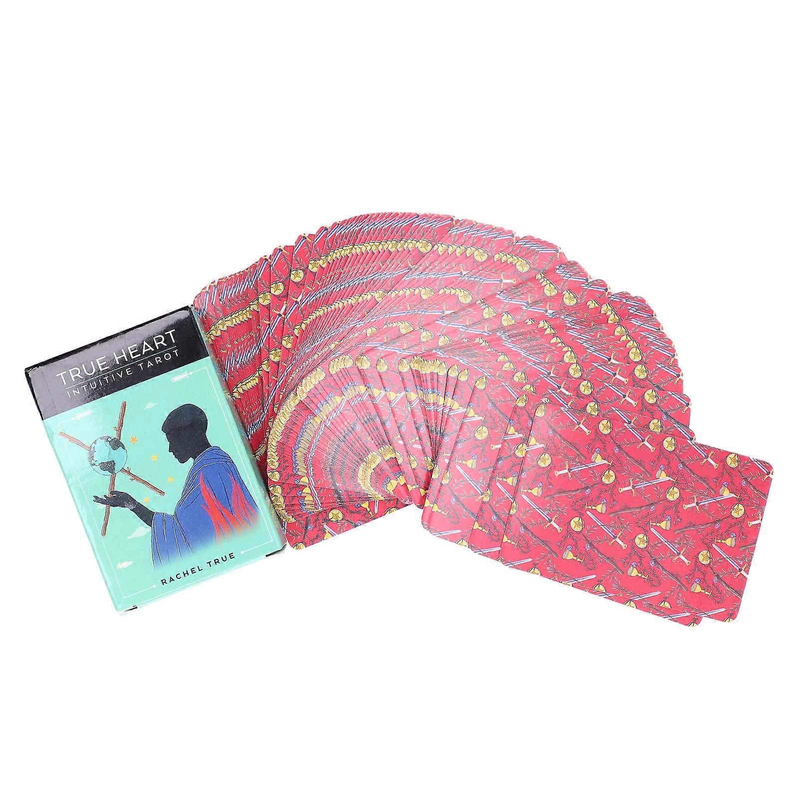 78pcs True Heart Intuitive Tarot Classic Individual Coaching Self Development Tarot Cards Deck