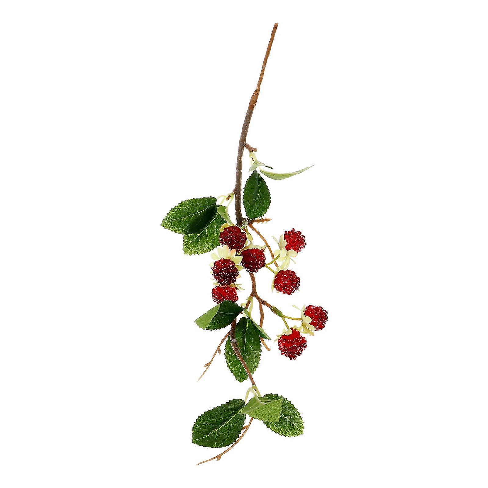 Realistic Artificial Raspberry Model for Home, Kitchen, Photography Props, and Decorative Ornament Use