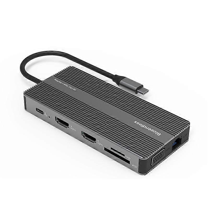 Blueendless Type-C+USB 3.0/2.0+VGA+3.5mm HUB