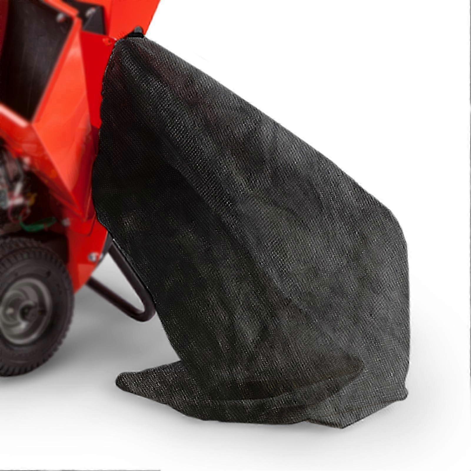 Wood chipper collection bag, universal 24"x48" compatible with troy bilt craftsman chipper shredder mulcher, leaf mulcher collection bag