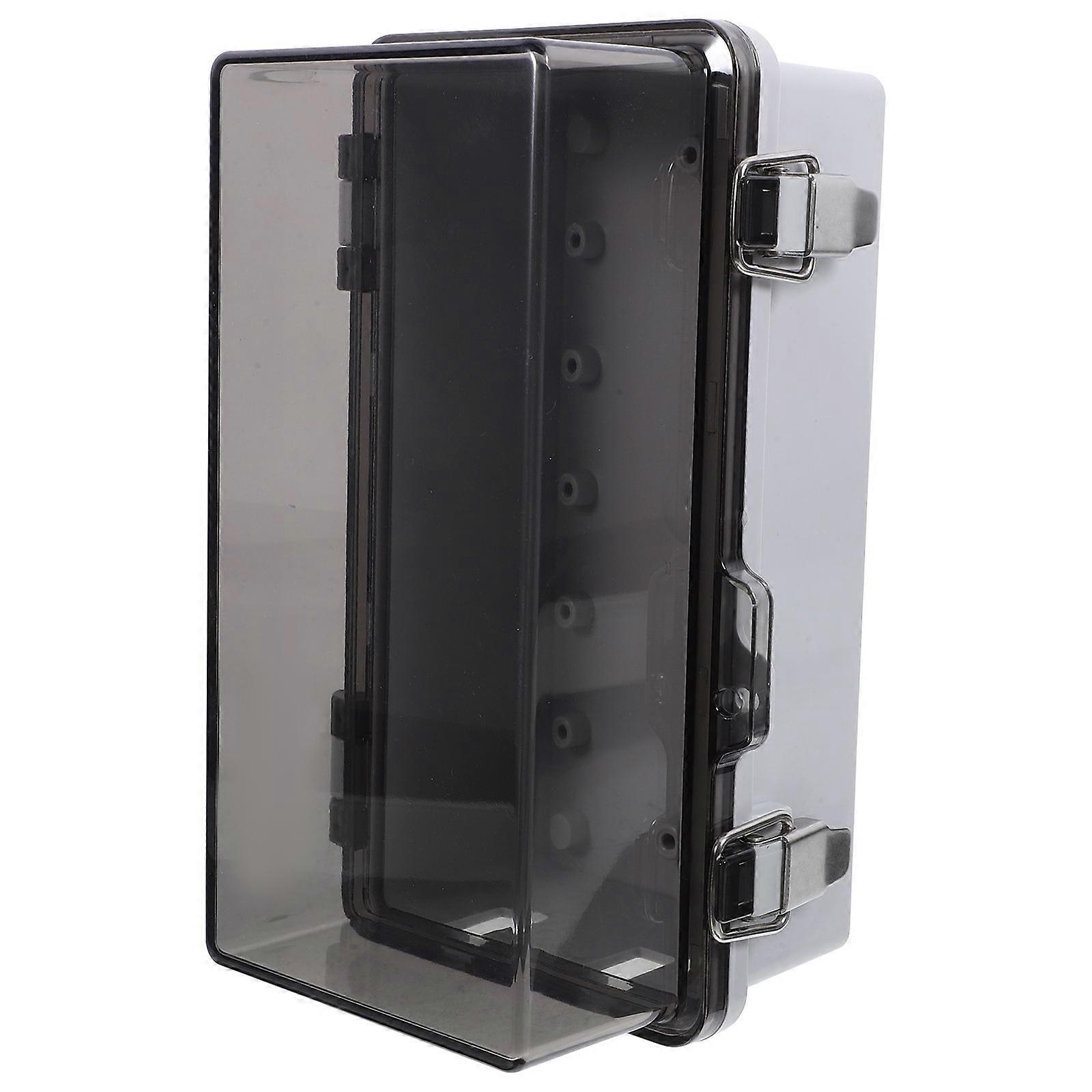 Weatherproof Outdoor Junction Box Durable Plastic Enclosure Transparent Splashproof Socket Box for Electrical Connections Outdoor Use Protection