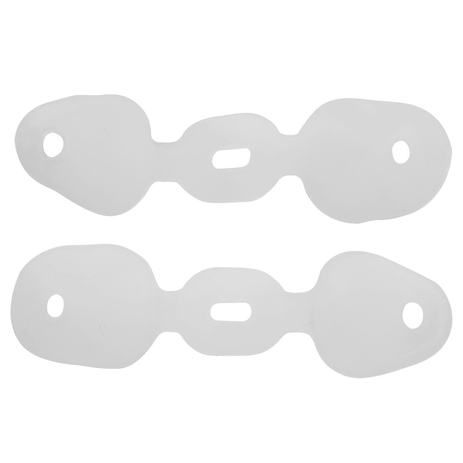 1 Pair Silicone Toe Straighteners Separator Toe Correction Pads for Bunion Relief