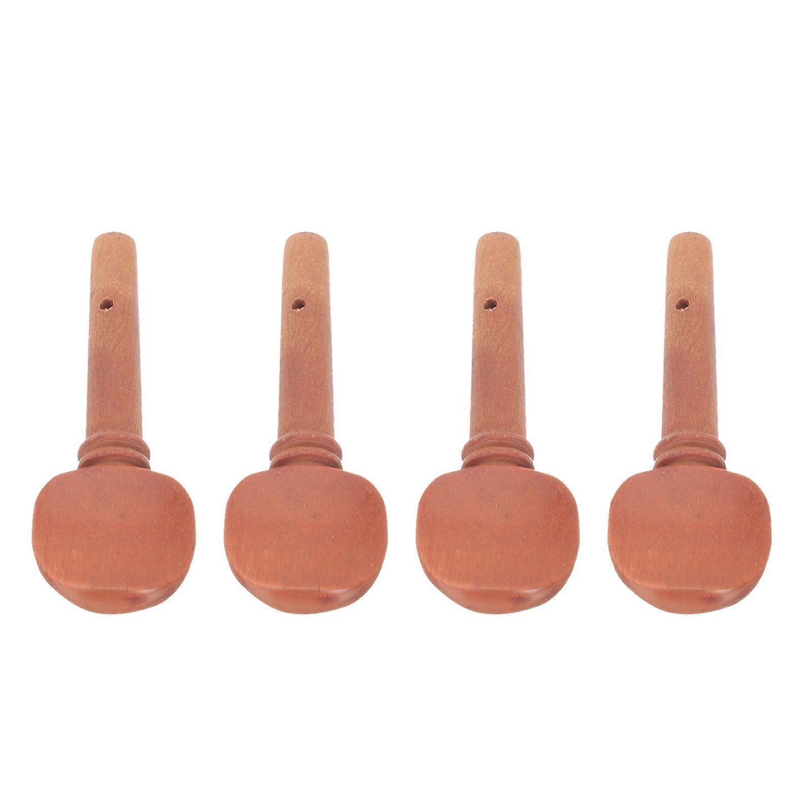 4pcs Jujube Wood Violin Pegs – Durable Replacement Parts for Tuning, Performance & Easy Installation