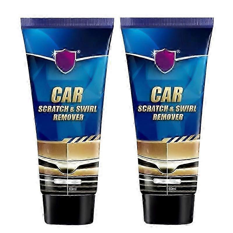 2X 60mlカースクラッチ修理キットスクラッチ修理ポリッシングワックスペイントケアオートスクラッチリムーバークリーニングツールカーアクセサリー