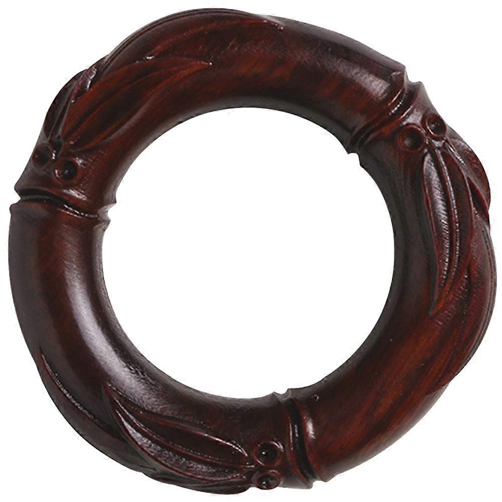 Crafts Wood Ornament Bamboo Joint Ring Elegant Design For Home And Office 1Set