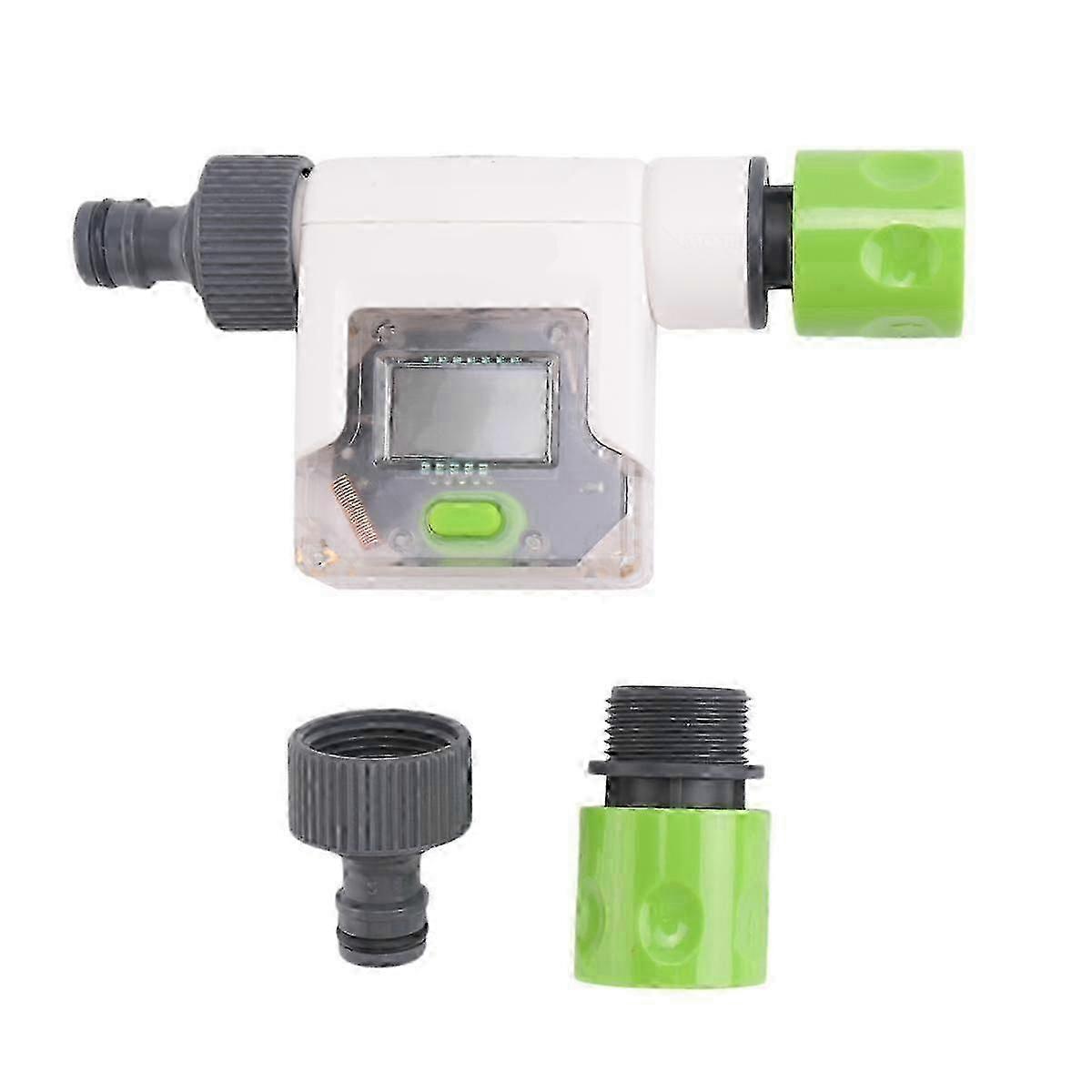 WiFi Water Flow Meter for Garden Hose Smart Water Meter with 4 Flow Modes Real-Time Flow Tracking Easy ReadingAs Shown SZRH A-J