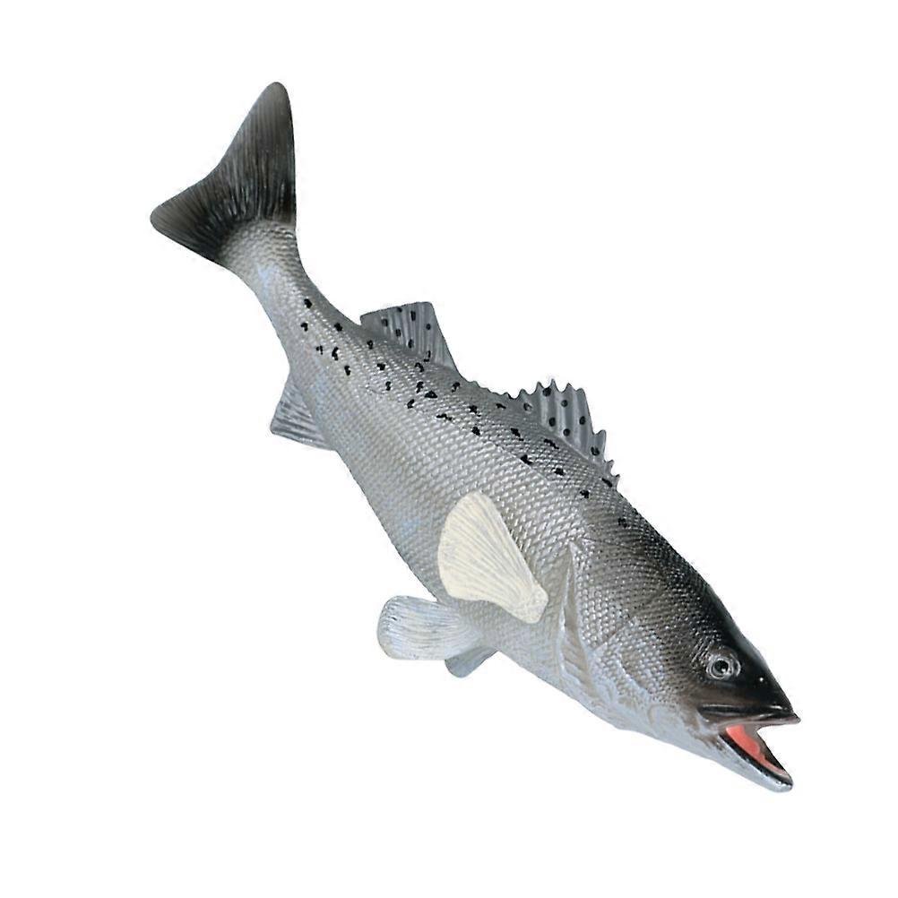 Lifelike Simulated Fish Model Solid Plastic Educational Animal Figure for Cognitive Development Pretend Play