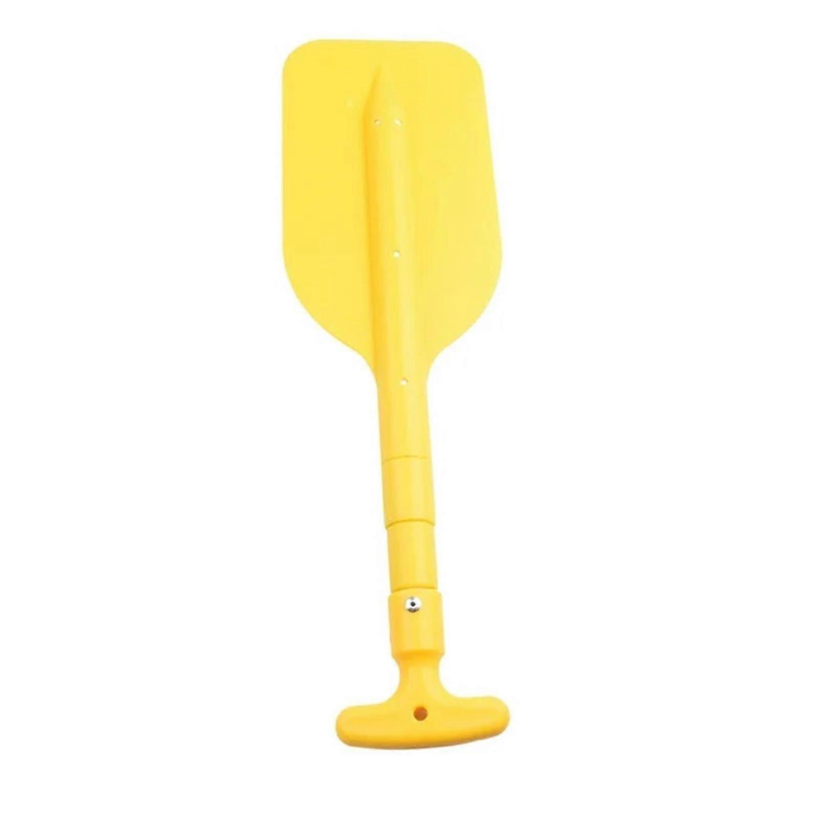 Telescopic Paddle Telescopic Boat Paddle, Folding Plastic Rudder, Telescopic Paddle with NonSlip Handle for Boat, Kayak, Boat Paddle Yellow