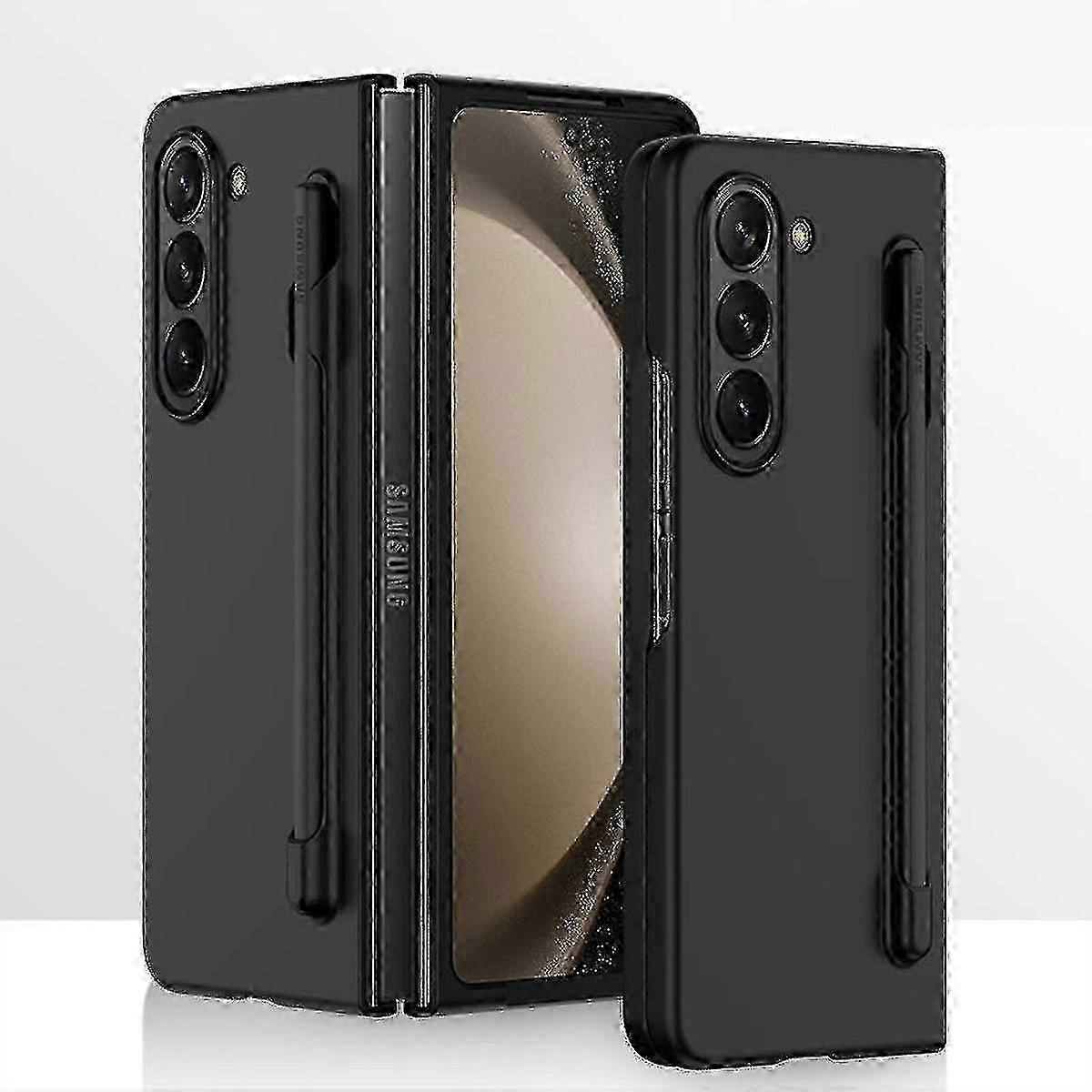 Thin Foldable Phone Case with Screen Guard and Stylus Slot for Enhanced Protection