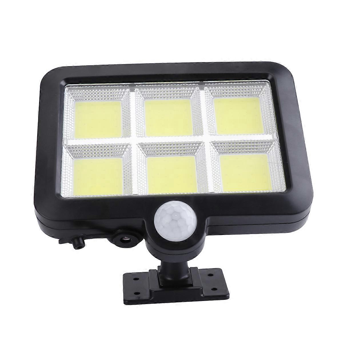 Outdoor Motion Light Solar Powered Cob Split 120 Led Beads Ip65 Waterproof Wall Mounted Lamp For Fence Balcony 1Set