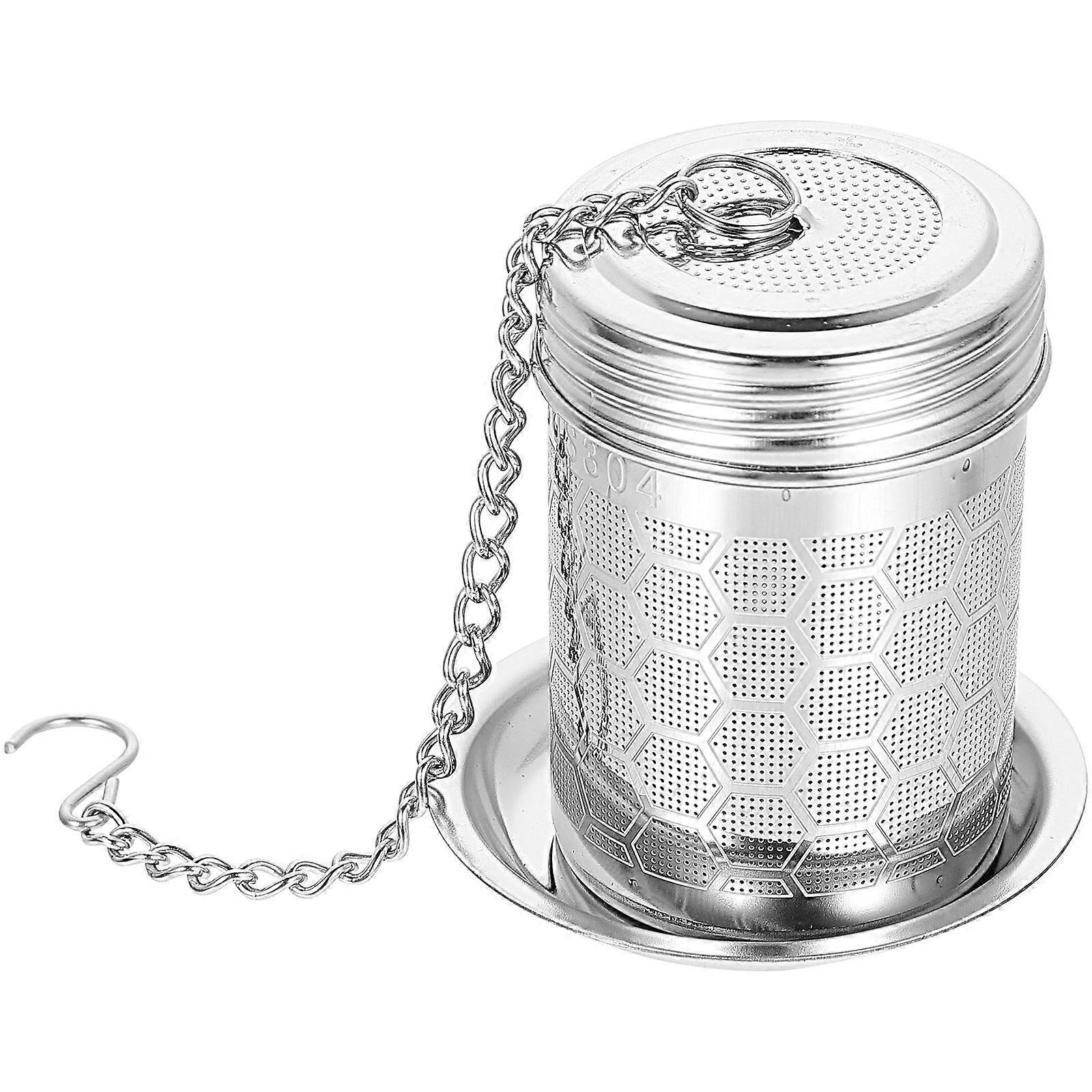 Fine Hole Tea Infuser Stainless Steel Spice Filter Storage Holders 1Set