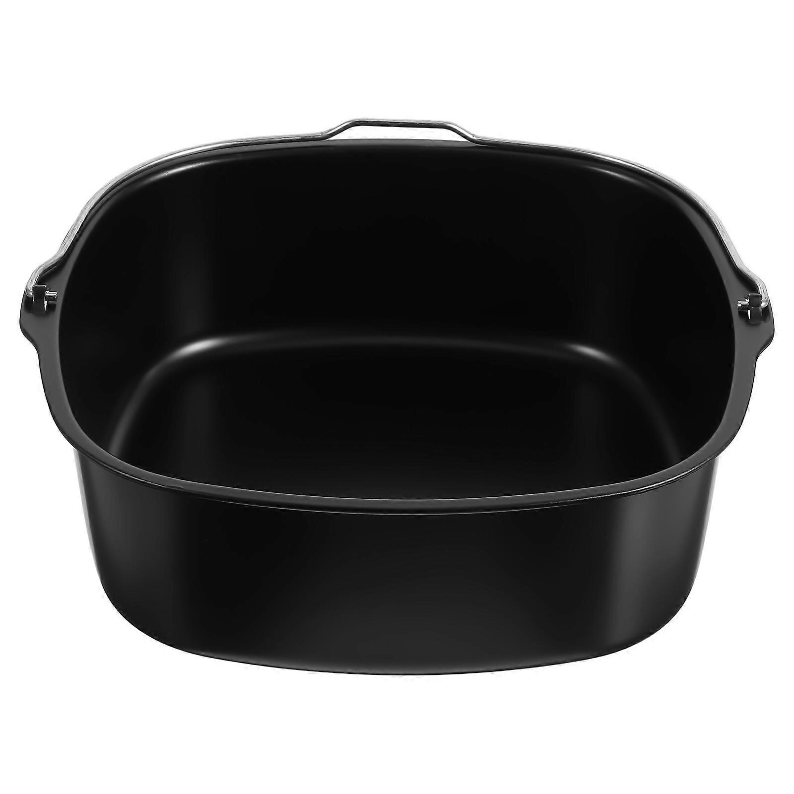 Oven Cake Barrel for Baking with Multifunction Design Black Metal