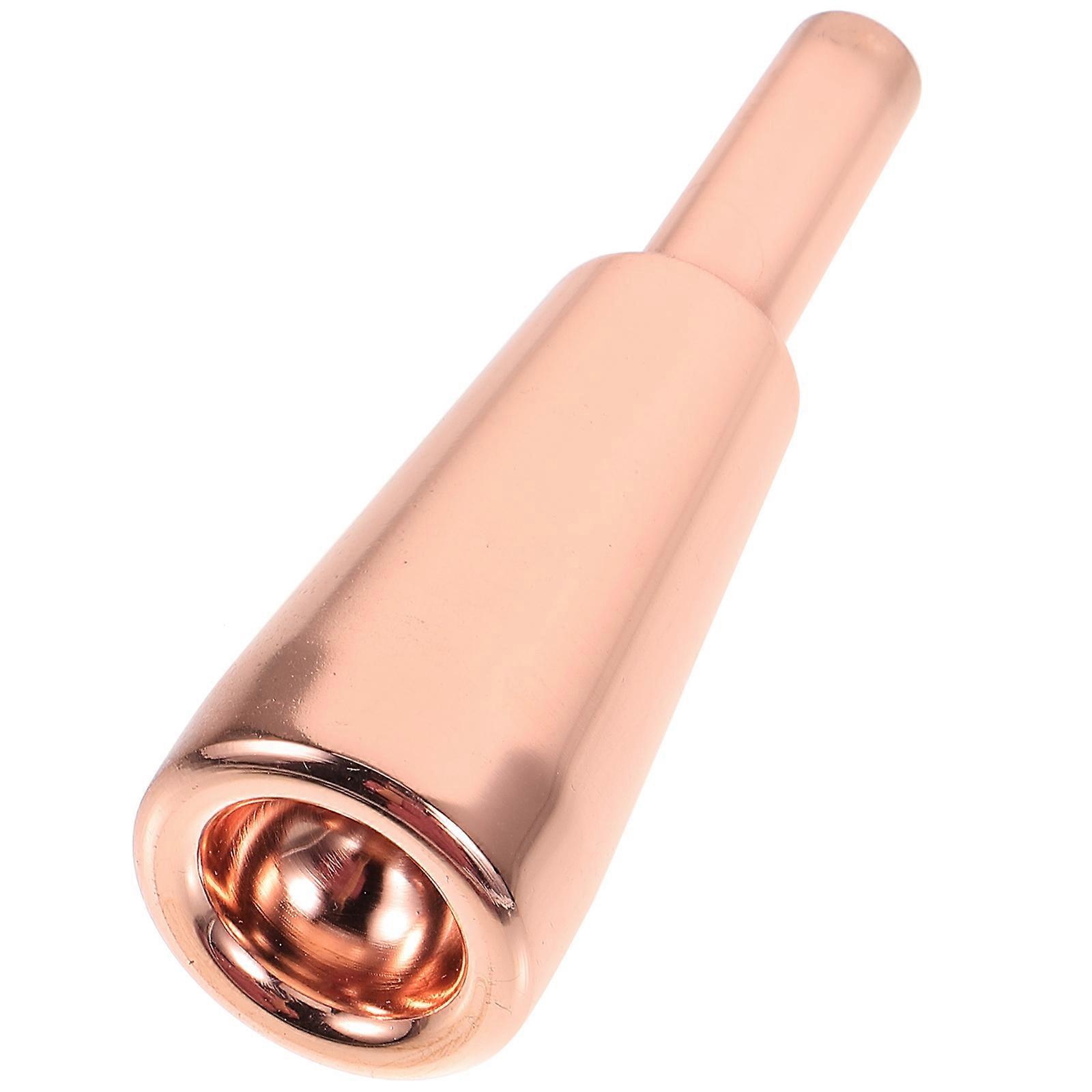 Metal Trumpet Mouthpiece Replacement Musical Instrument Accessory For Trumpet Users In Rose Gold Good Sound Production 1Pack