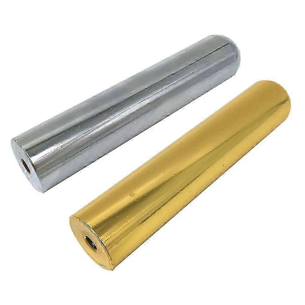 Guitar Slide Bars Professional Design For Music Practice Assorted Color Metal Improves Neutral Tone 2Pcs