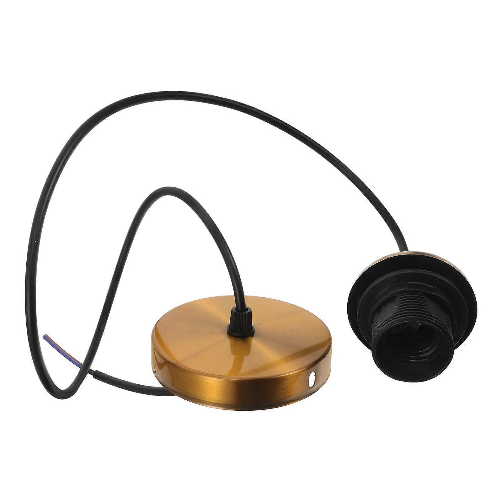 Pendant Light Fitting E27 Full Thread Lamp Base Dining Areas Sturdy Construction PVC 1Set