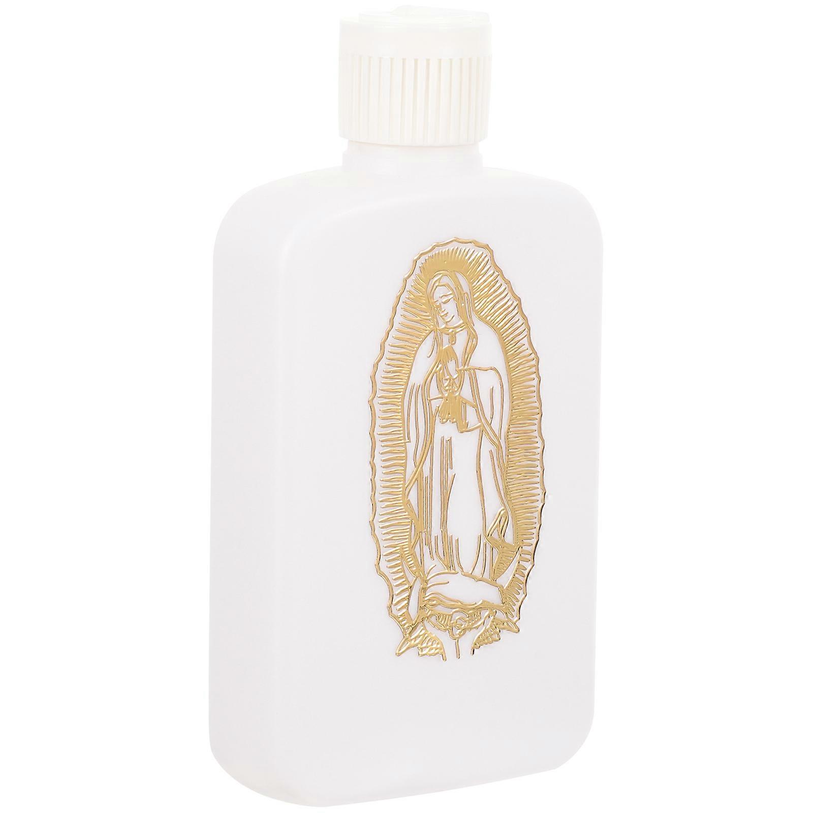 Holy Water Bottle Catholic Refillable Empty Plastic Container for Storage Use Assorted Color 100ml