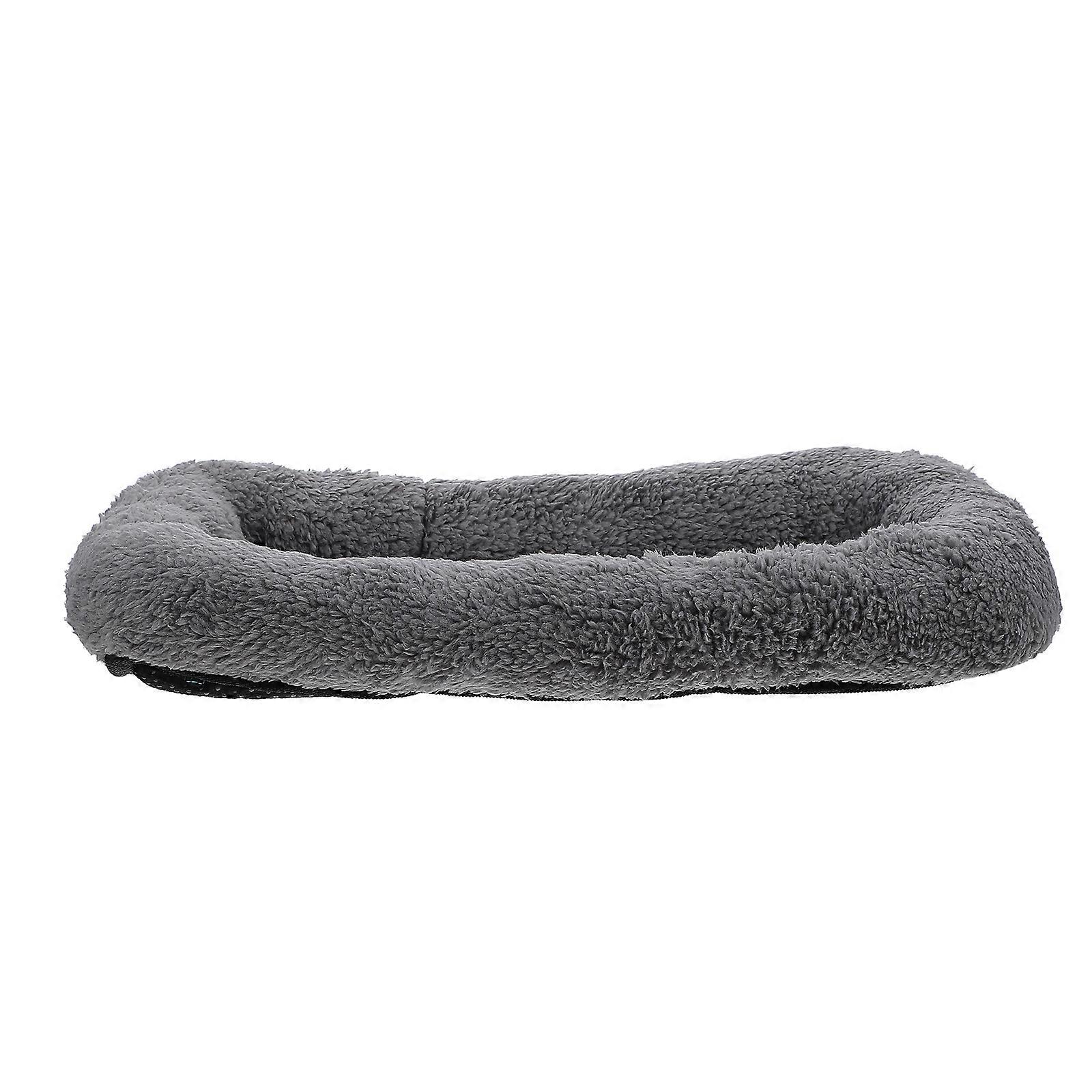 Comfortable Cloth Pet Cushion for Sleeping and Resting Suitable for Dog Cat Grey Portable Warm