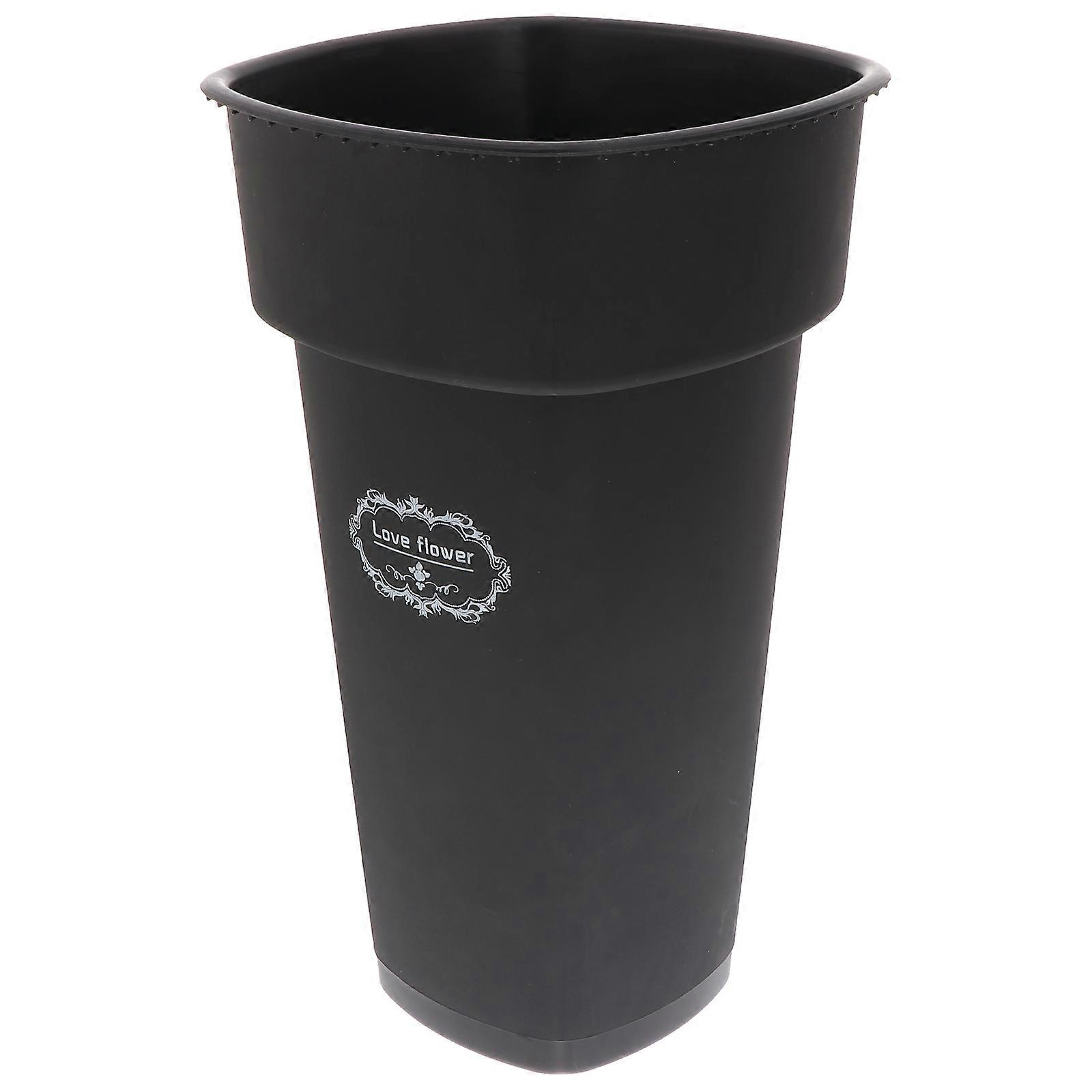 حاوية زهرة إبداعية مربعة بلاستيكية حامل باقة زهور تصميم بسيط وحديث ديكور مكتب 34.5x20.5 سم 1 حزمة