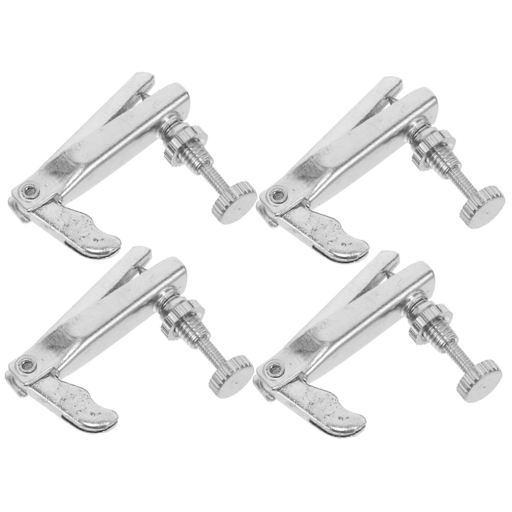 4-Piece Violin Fine Tuners, Premium Quality, Easy Installation, Reliable Design, Compatible with All Violin Sizes
