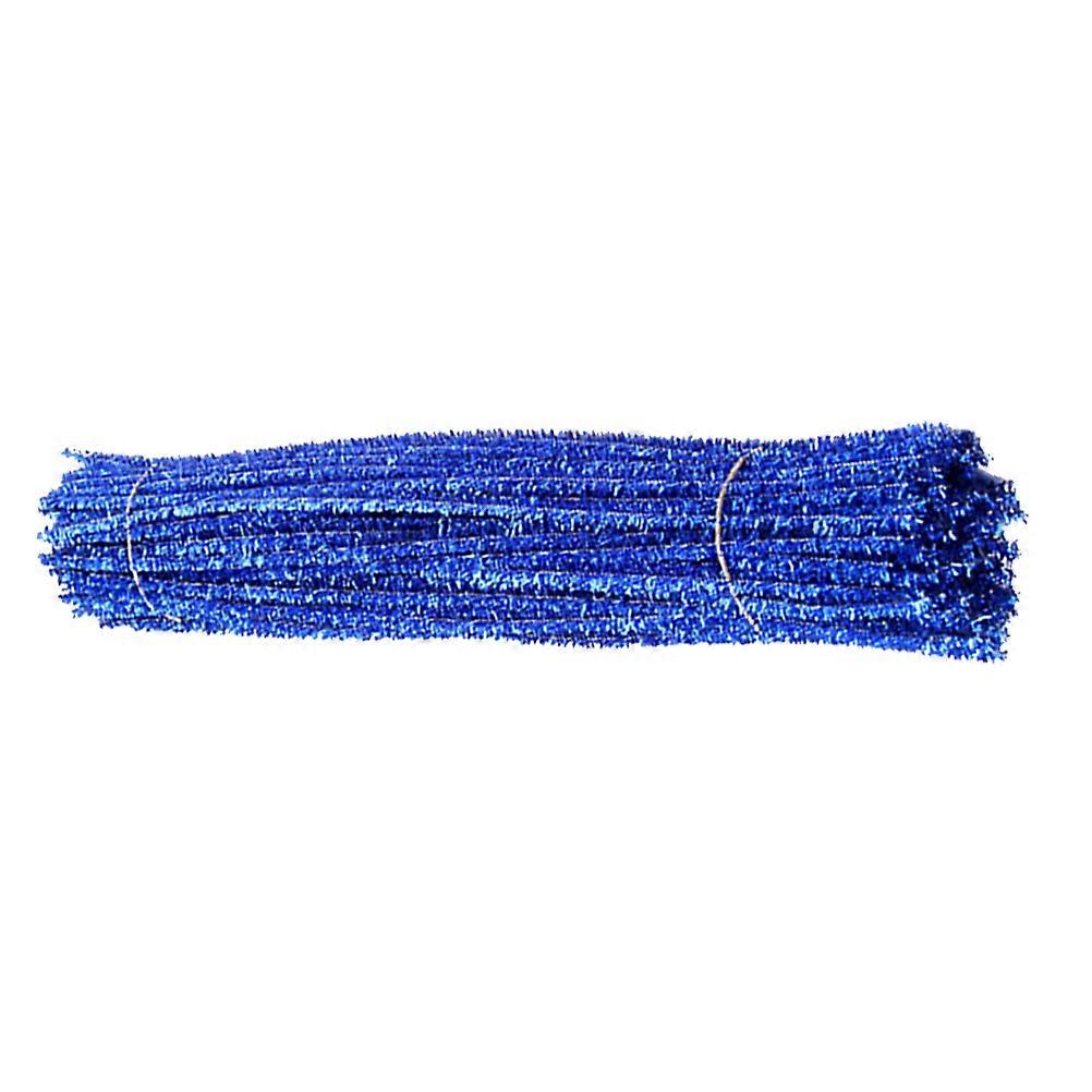 Creative Play Blue Glitter Sticks For Kids Crafting Projects With Twisted Shape Available In 200Pcs