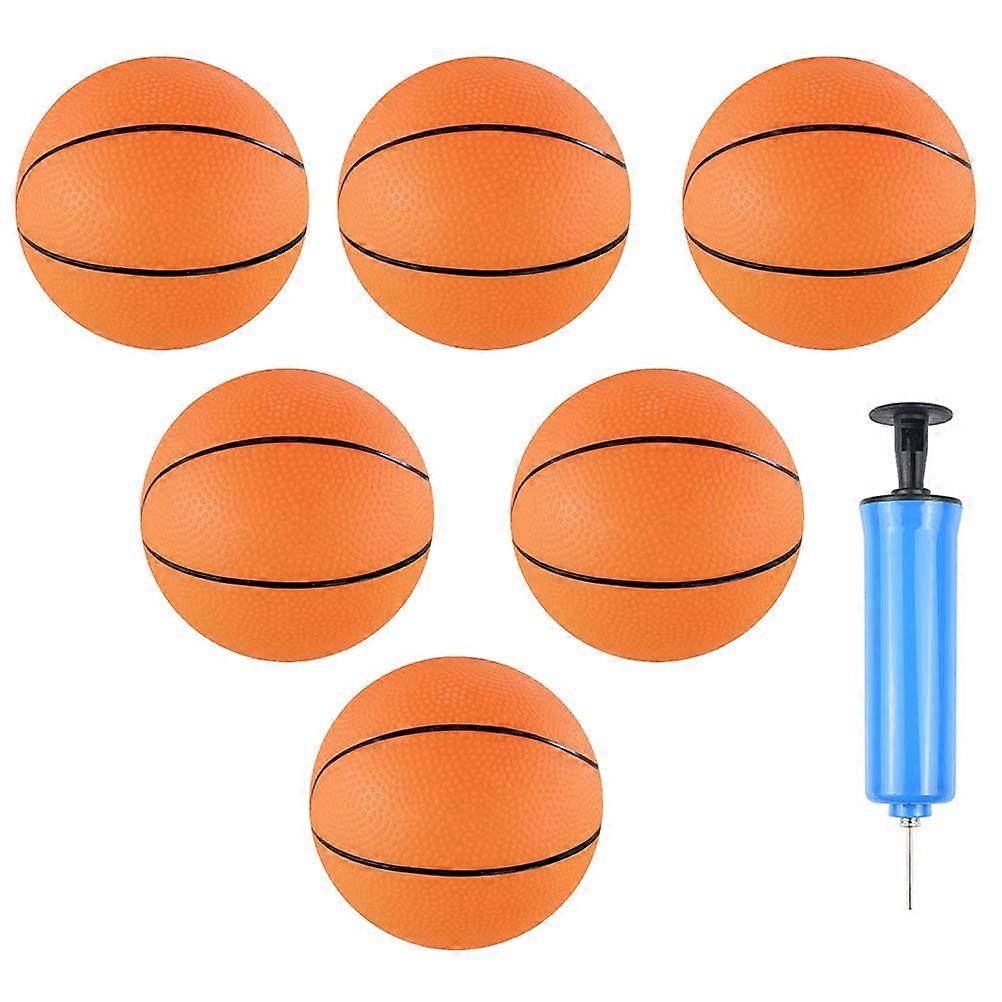 Inflatable Basketball Set with Mini Pump for Kids and Adults Fun Game Toy for Indoor and Outdoor Play Random Color Selection