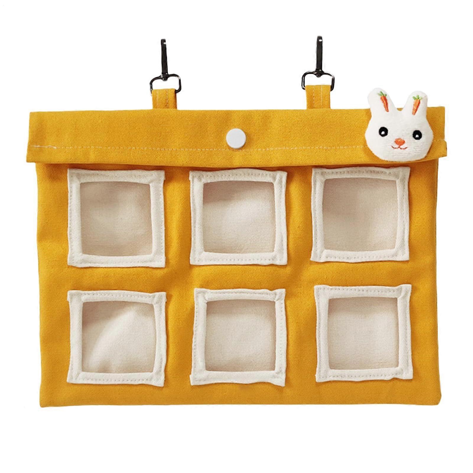 Chinchilla Hay Feeder  Food Pouch for Small Animals  ScratchResistant Hay Feeder Bag with Large Capacity for Multiple Pets in the Cage