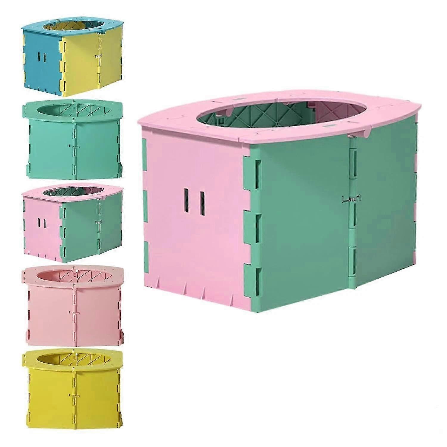 Baby Whisper Co Toddler Potty Foldable PP Portable Baby Toilet for Camping Travel Long Distance Driving