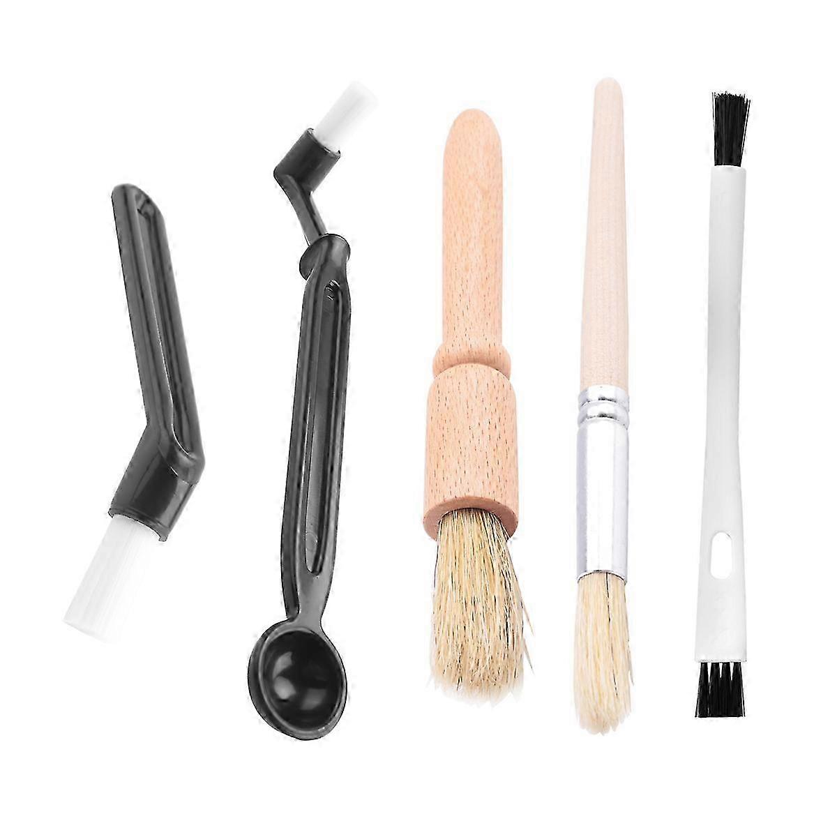 Coffee Brush Set Espresso Brush Kit,wooden Coffee Grinder Machine